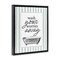 Stupell Industries Wash Worries Away Green Stripes Floating Frame, design by Lettered and Lined